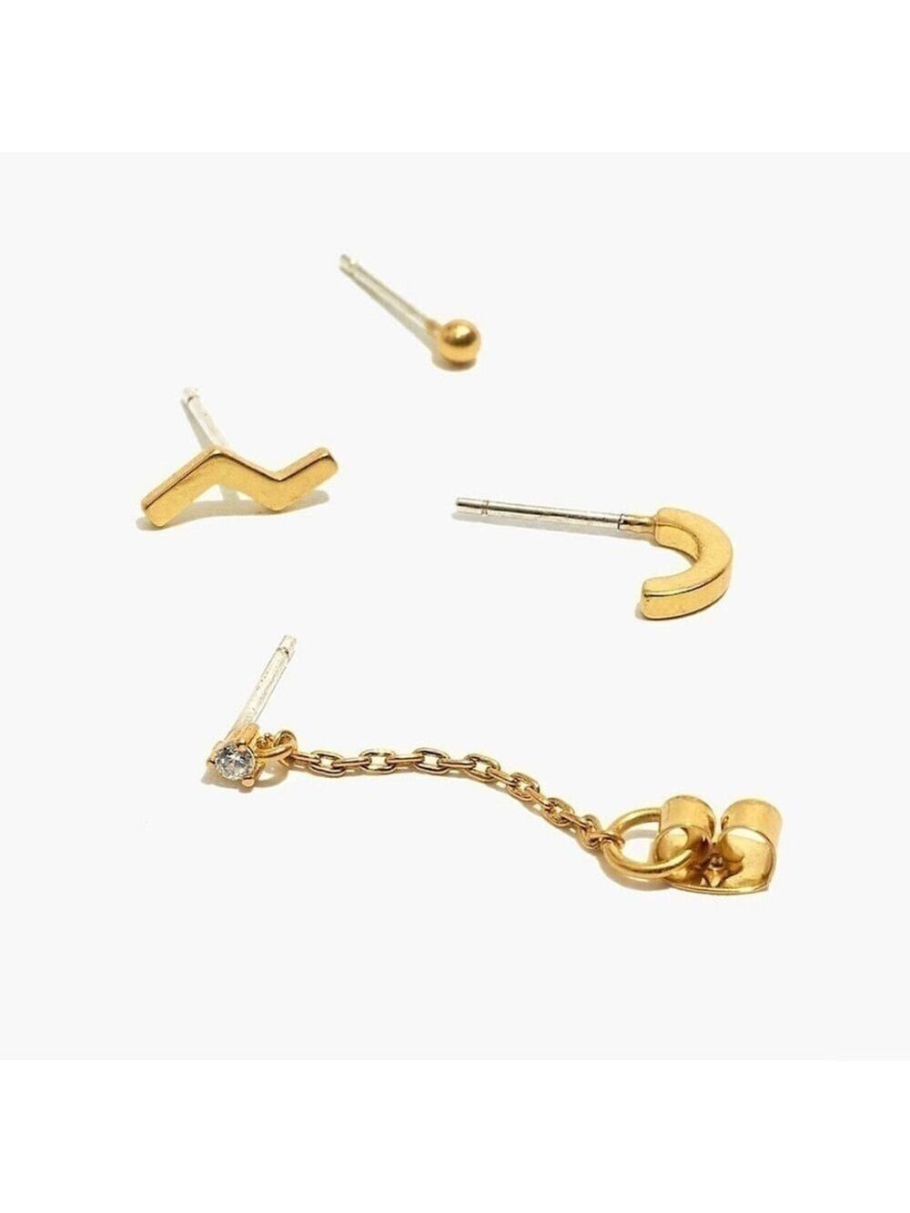 Madewell Zigzag Earring Set